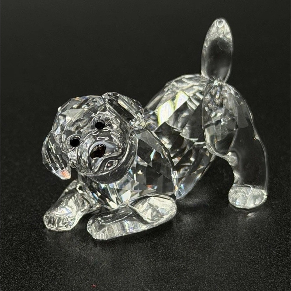 Swarovski Peaceful Countryside Labrador Puppy #5408608 Marked Excellent Cond